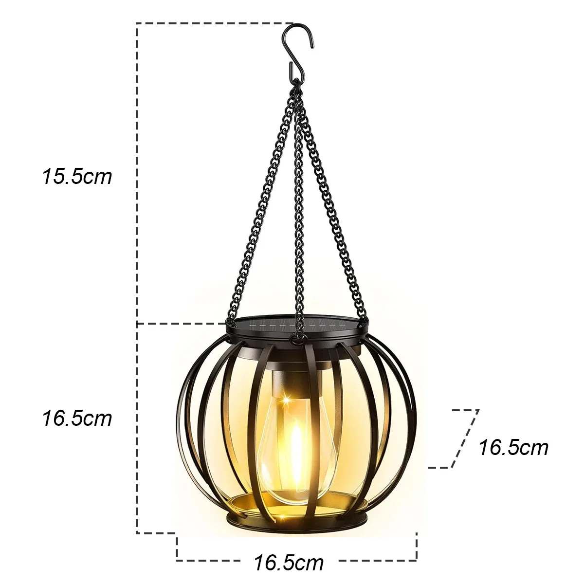 Lanterne solaire LED en situation