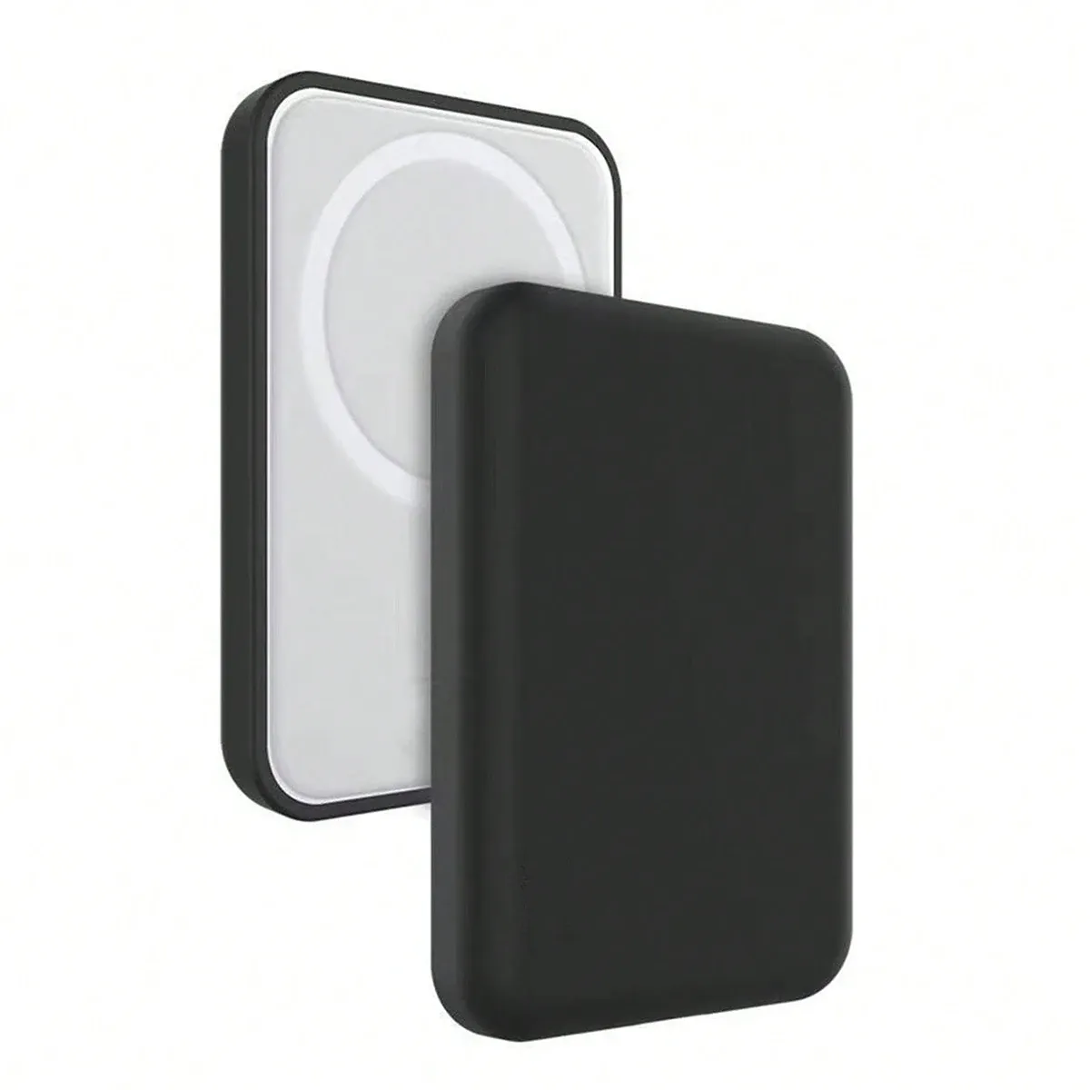 Étui de protection en TPU noir pour batterie externe sans fil MagSafe d'Apple 10