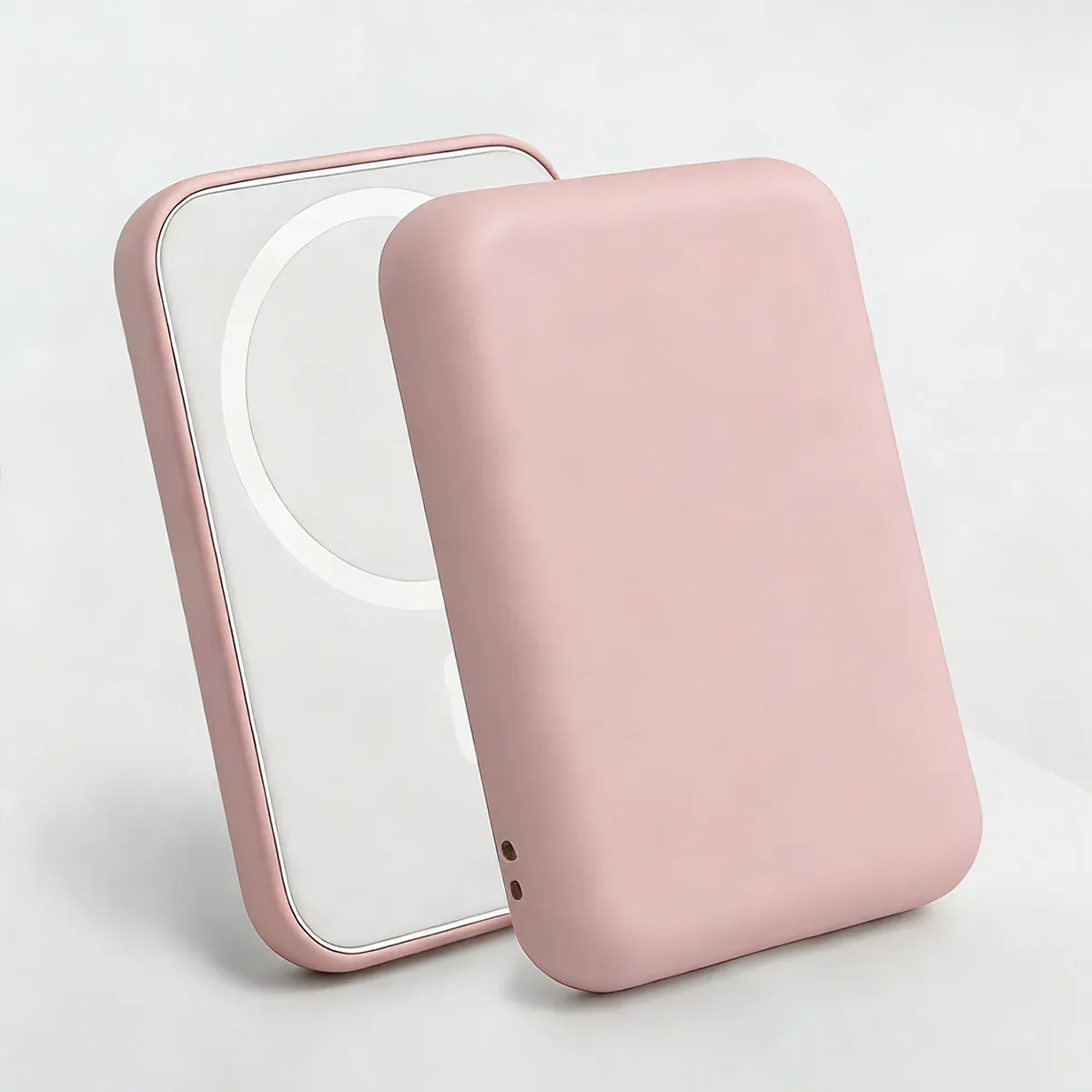 Étui de protection en TPU noir pour batterie externe sans fil MagSafe d'Apple 9
