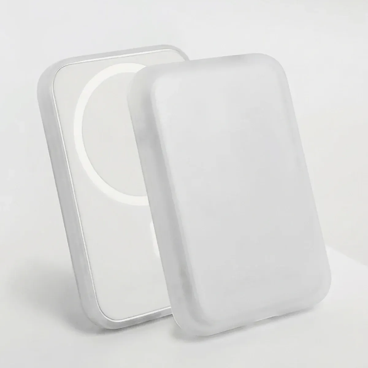 Étui de protection en TPU noir pour batterie externe sans fil MagSafe d'Apple 8