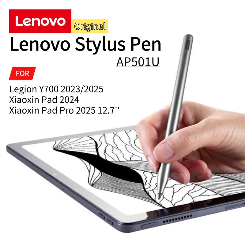 Stylet original Lenovo pour tablette Legion Y700 (2023/2025) et Xiaoxin Pad 2024, port USB-C, charge magnétique, rejet de la paume