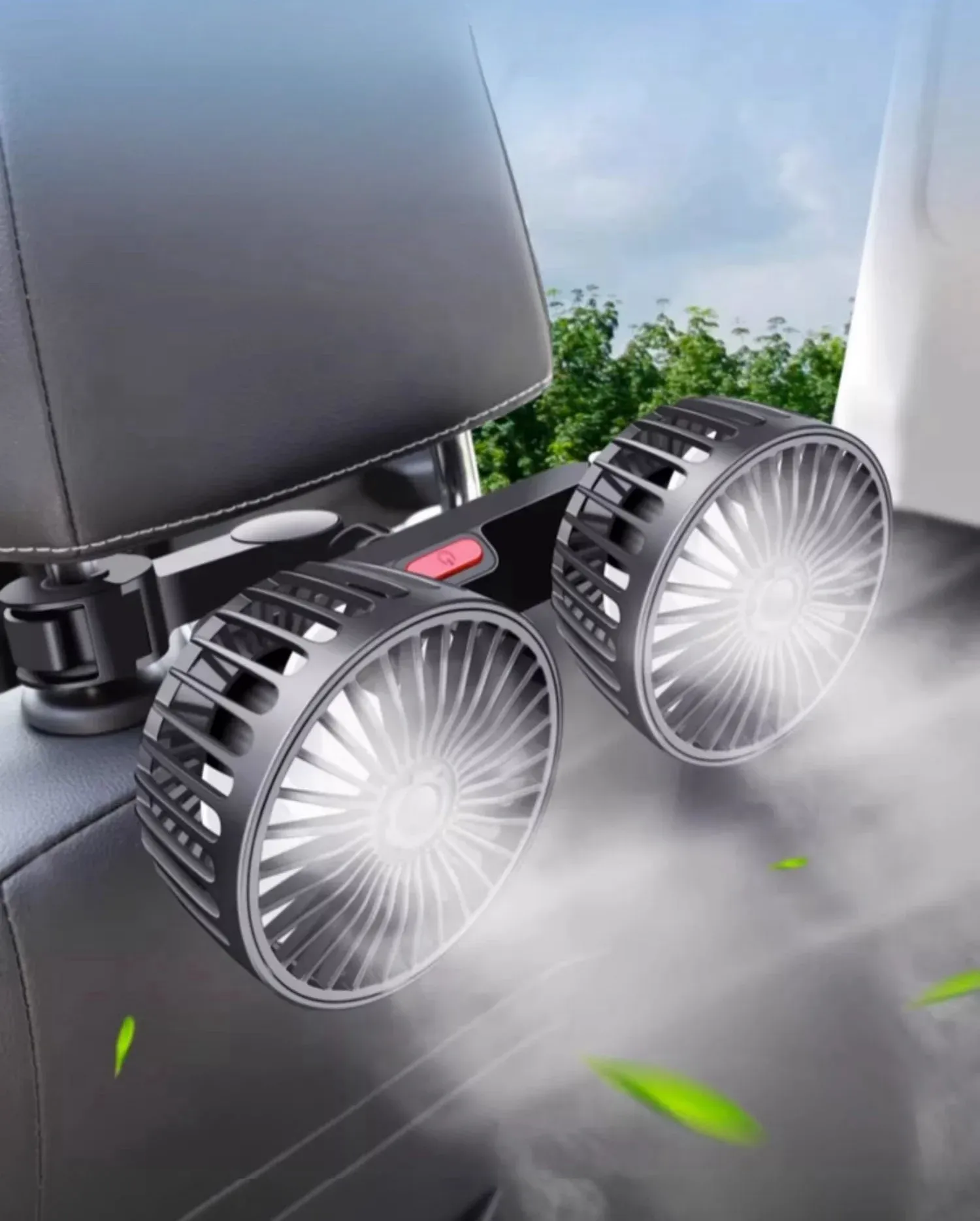 Ventilateur arrière pour voiture, sensation de fraîcheur