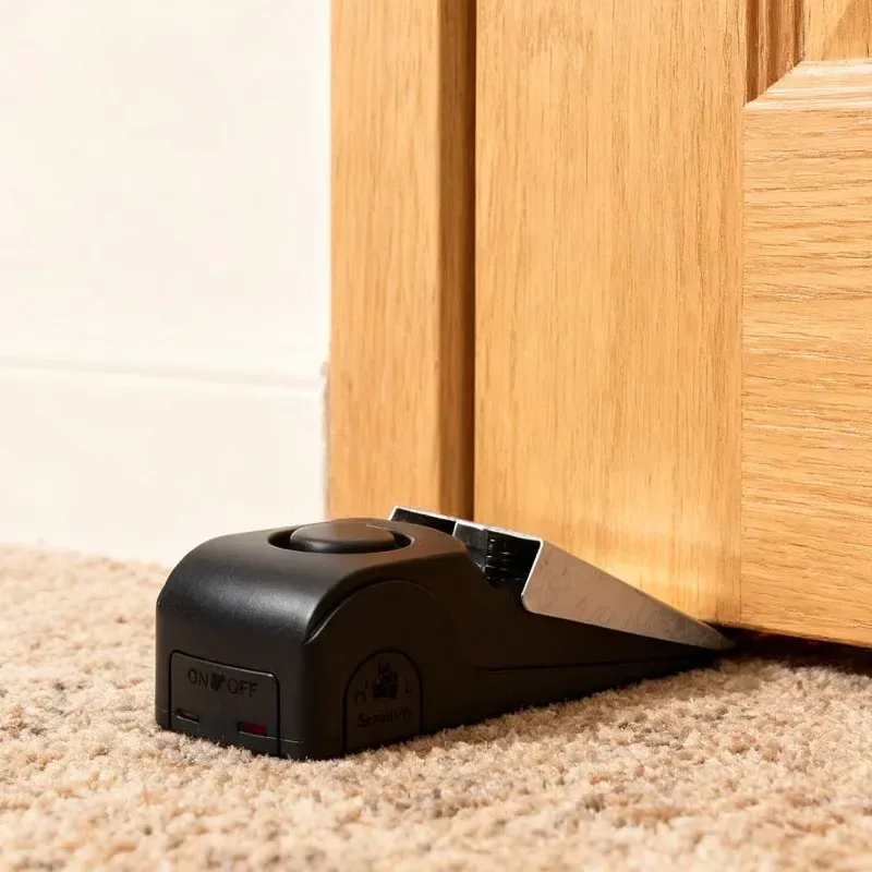 Butée de porte en usage