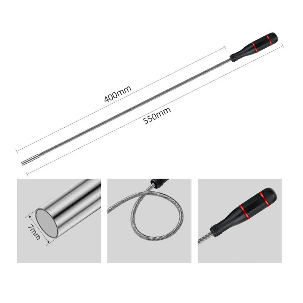 Mini stylo magnétique télescopique, vue latérale