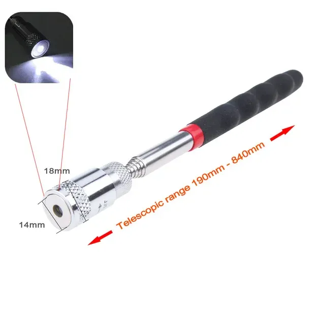 Stylo magnétique télescopique portable – Outil de ramassage pour écrous et boulons 14