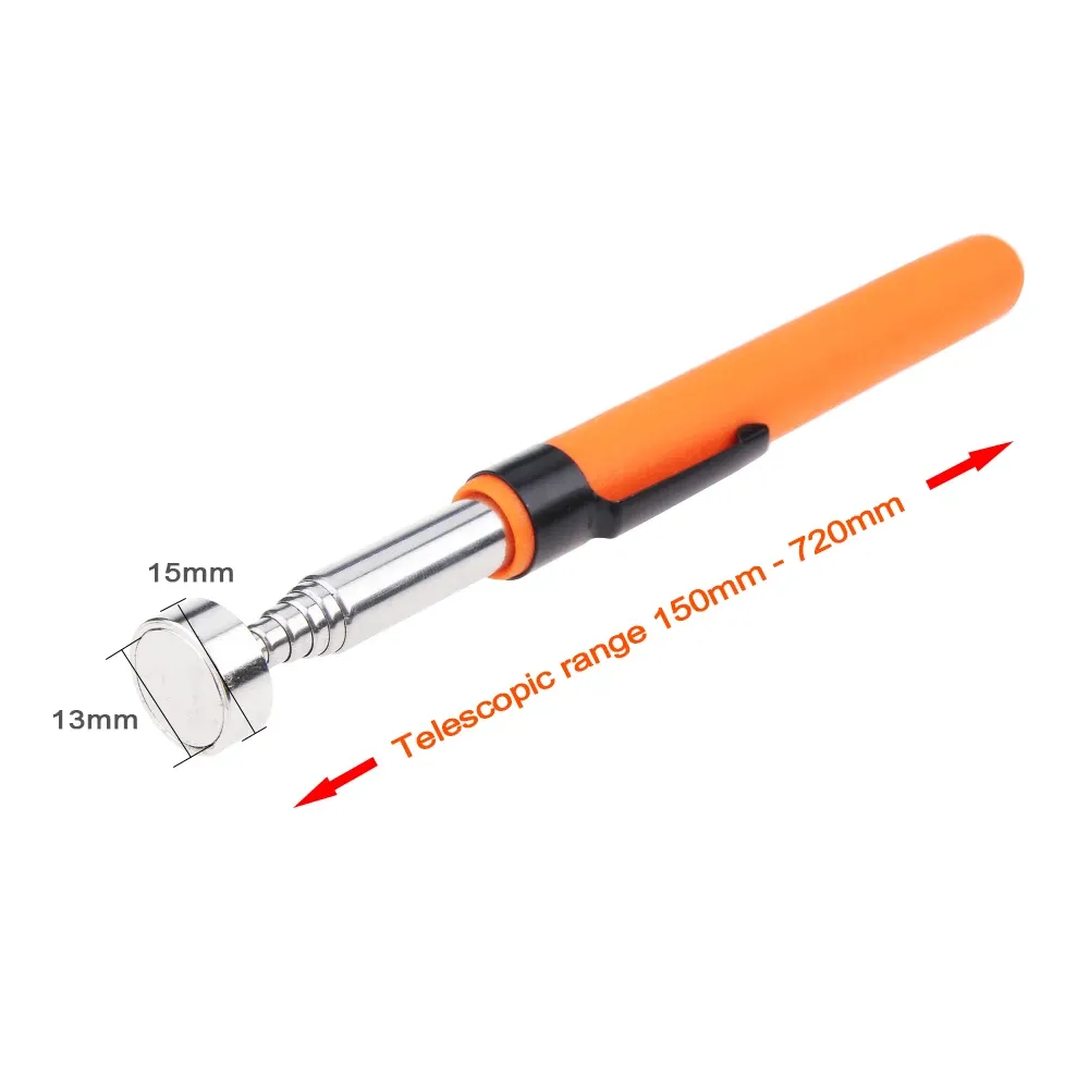 Stylo magnétique télescopique portable – Outil de ramassage pour écrous et boulons 8