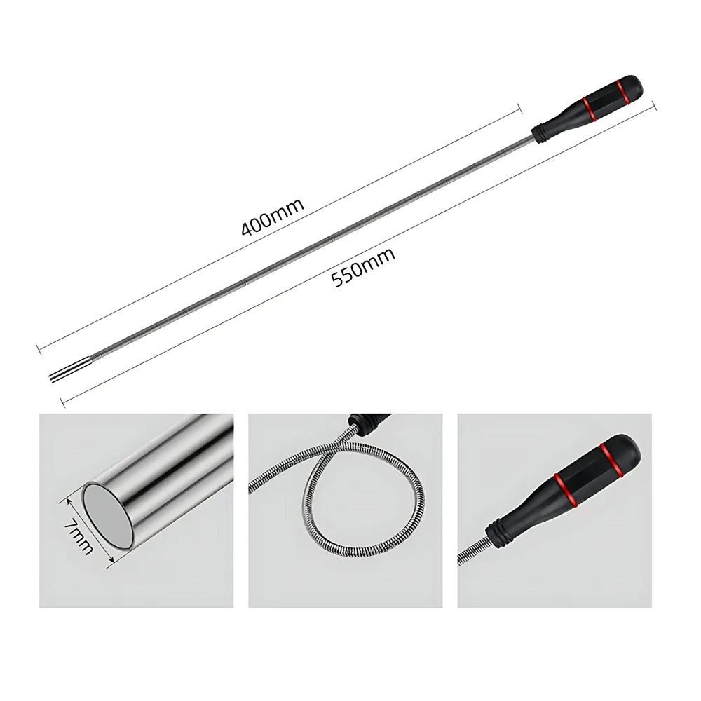 Stylo magnétique télescopique portable – Outil de ramassage pour écrous et boulons 10
