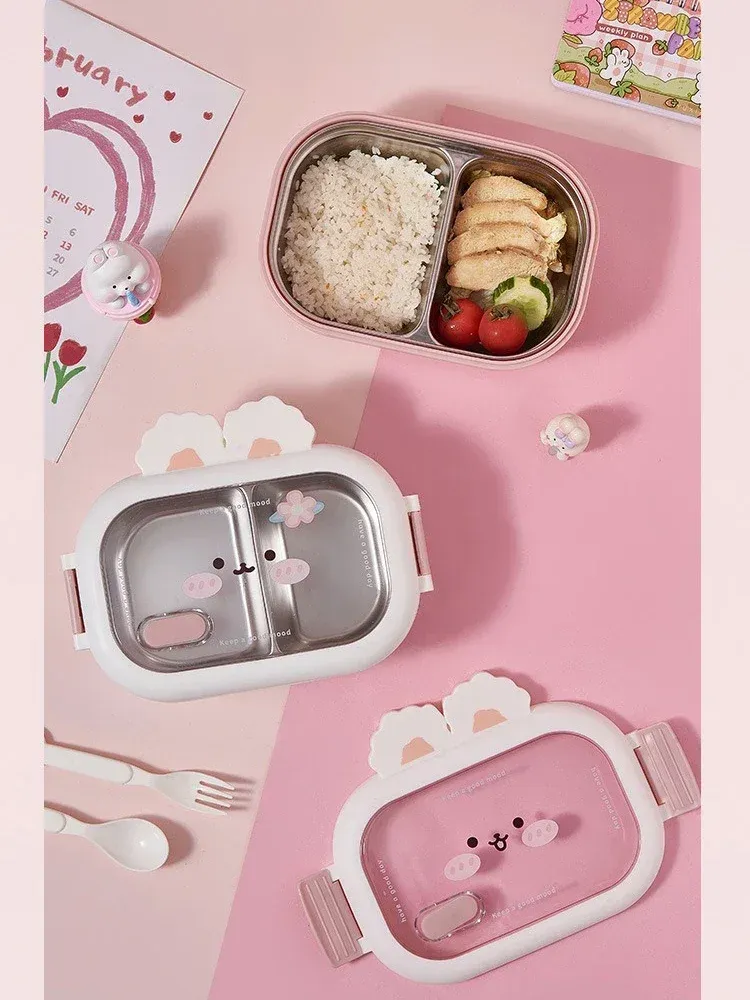 Boîte à Bento lapin, en situation