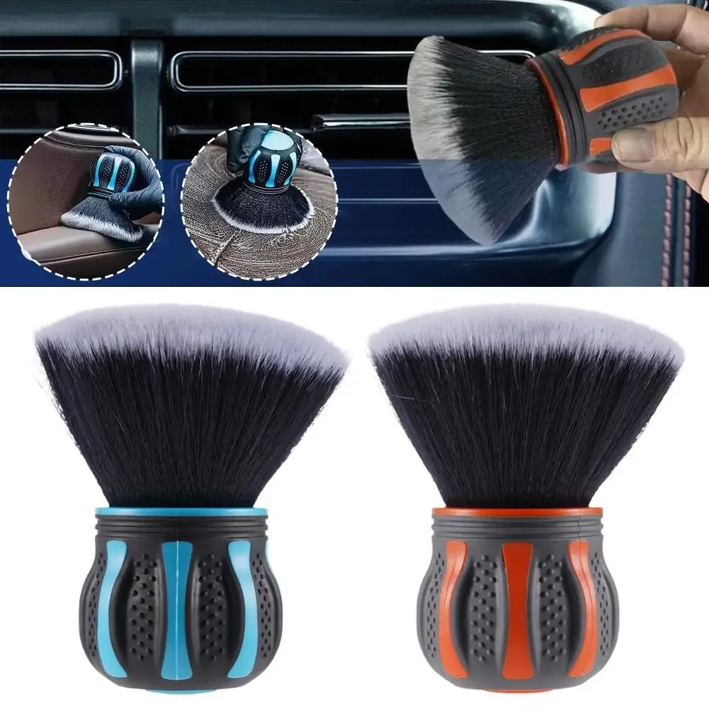 Brosses de détailing automobile avec support de rangement, à poils souples pour le nettoyage de l'intérieur 3