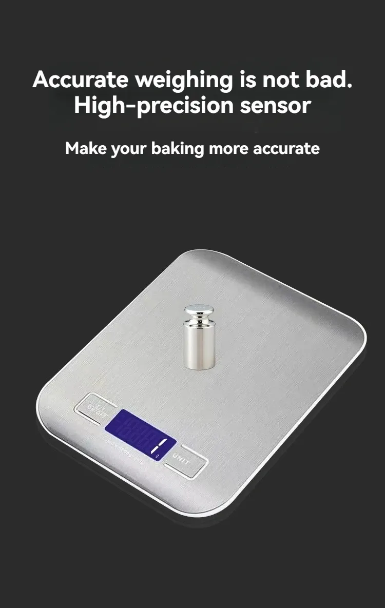 Balance de cuisine, finition et ergonomie