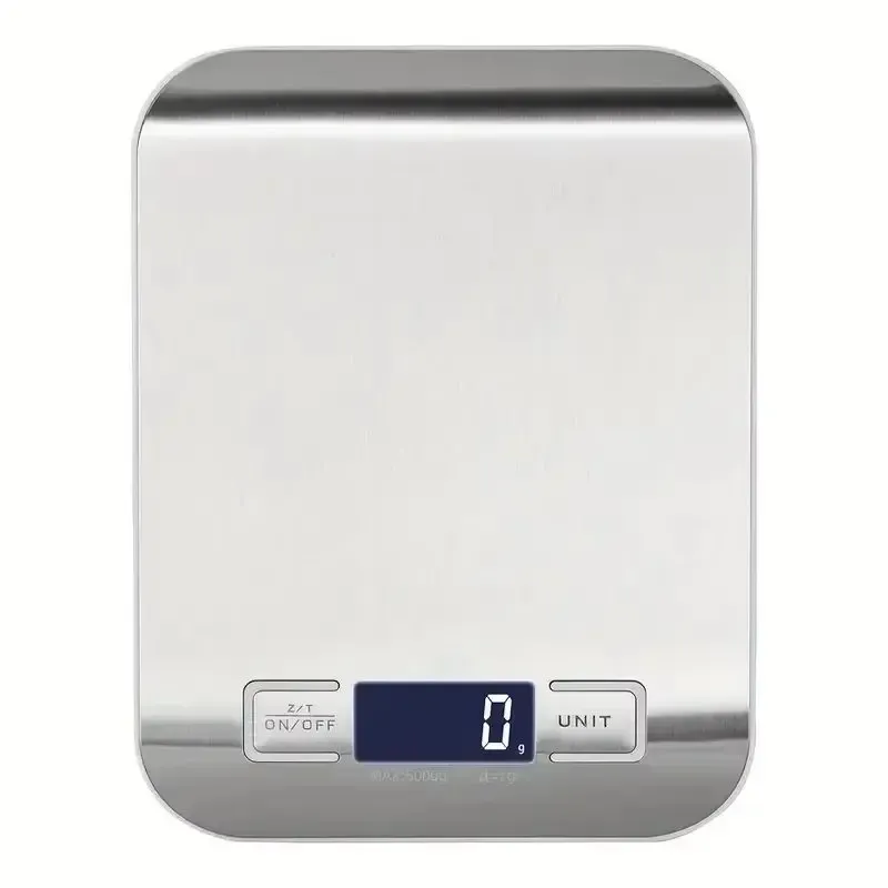 Balance de cuisine numérique à affichage LED, 10 kg / 5 kg (précision 1 g), plateau en acier inoxydable 7
