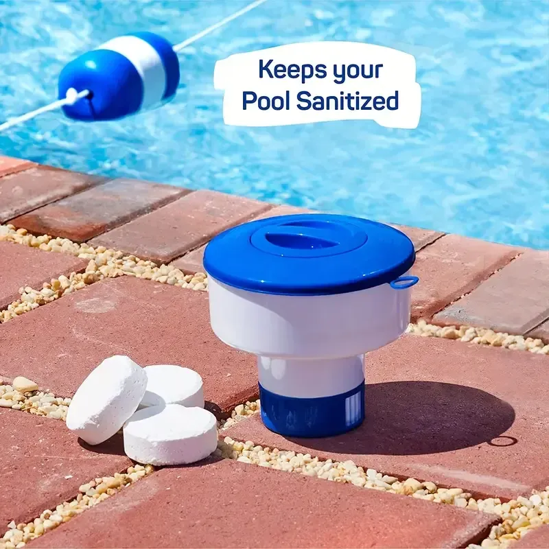 Distributeur flottant durable pour piscine – Stérilisateur automatique pour comprimés de chlore 5