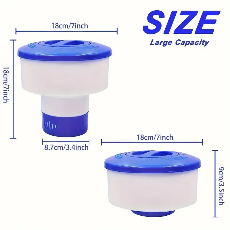 Distributeur flottant durable pour piscine – Stérilisateur automatique pour comprimés de chlore 6