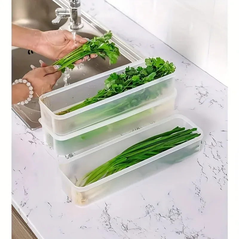 Boîtes de rangement pour réfrigérateur, finition