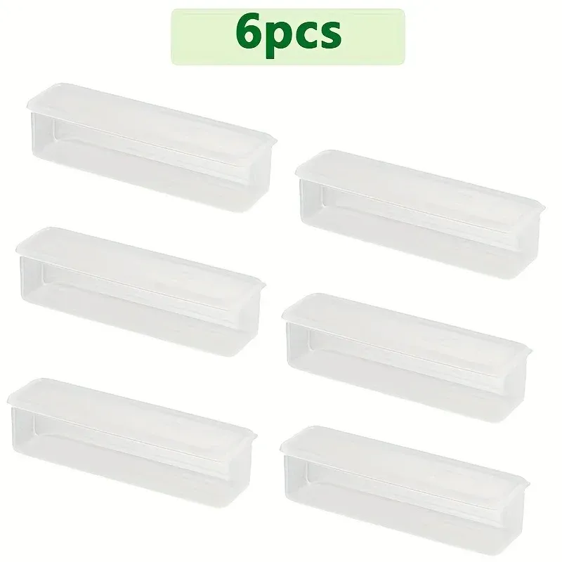 Boîte de conservation alimentaire pour réfrigérateur, petite boîte de rangement transparente et hermétique 7