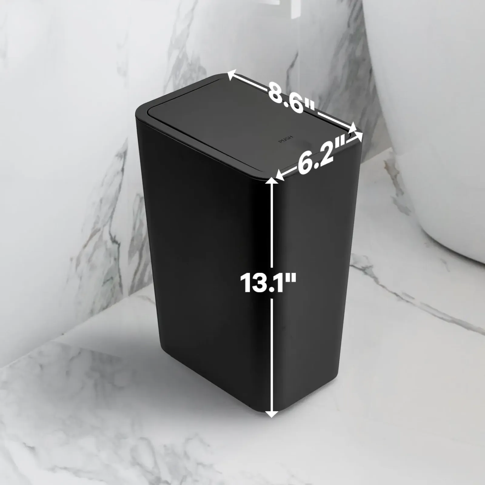 Poubelle en plastique ABS recyclable