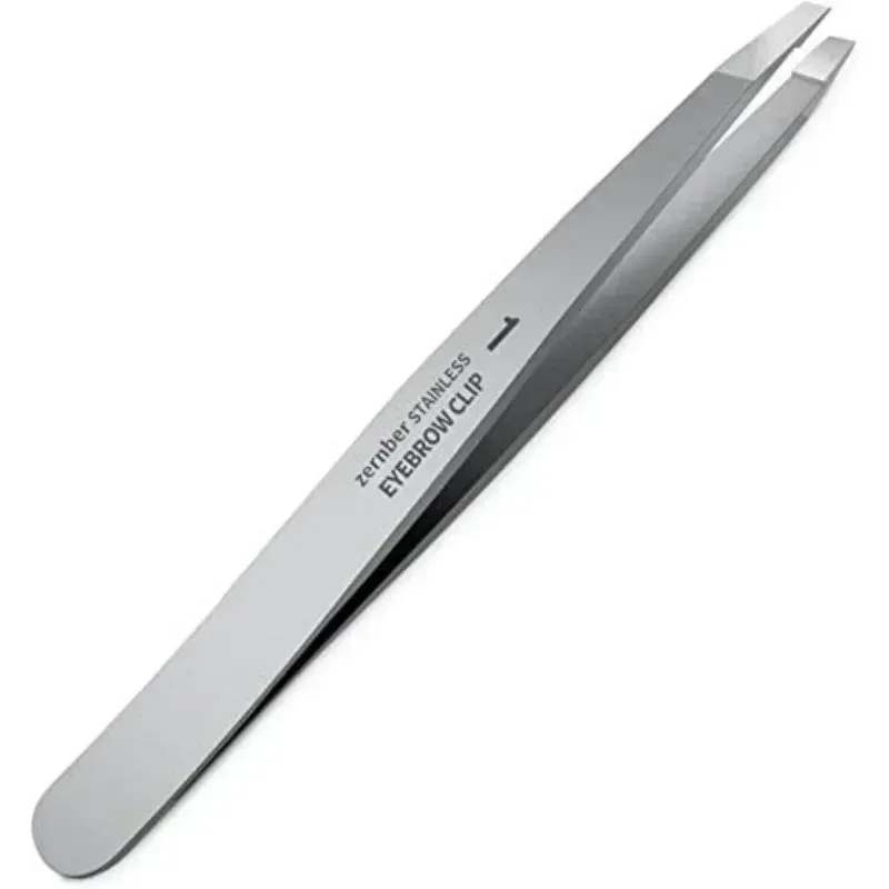 Pince à sourcils en acier inoxydable à biseau, pince à épiler pour extensions de cils, pince à double paupière, outil d'épilation, outil cosmétique 2