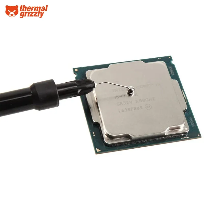 Pâte thermique en métal liquide Grizzly Conductonaut 73 W/mK à haute conductivité thermique pour le refroidissement CPU et GPU 2