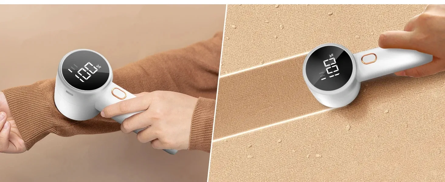Rasoir à peluches électrique, finition soignée