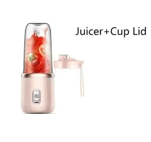 Mixeur portable électrique 80 à bouteille, 6 lames, pour jus frais et smoothies, broyage de glace 7