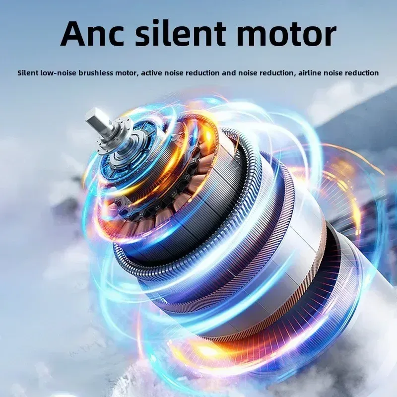 Ventilateur portatif rafraîchissant à glace TINSOL, batterie 5200 mAh, mini ventilateur portable pour voyages, camping et plein air 4