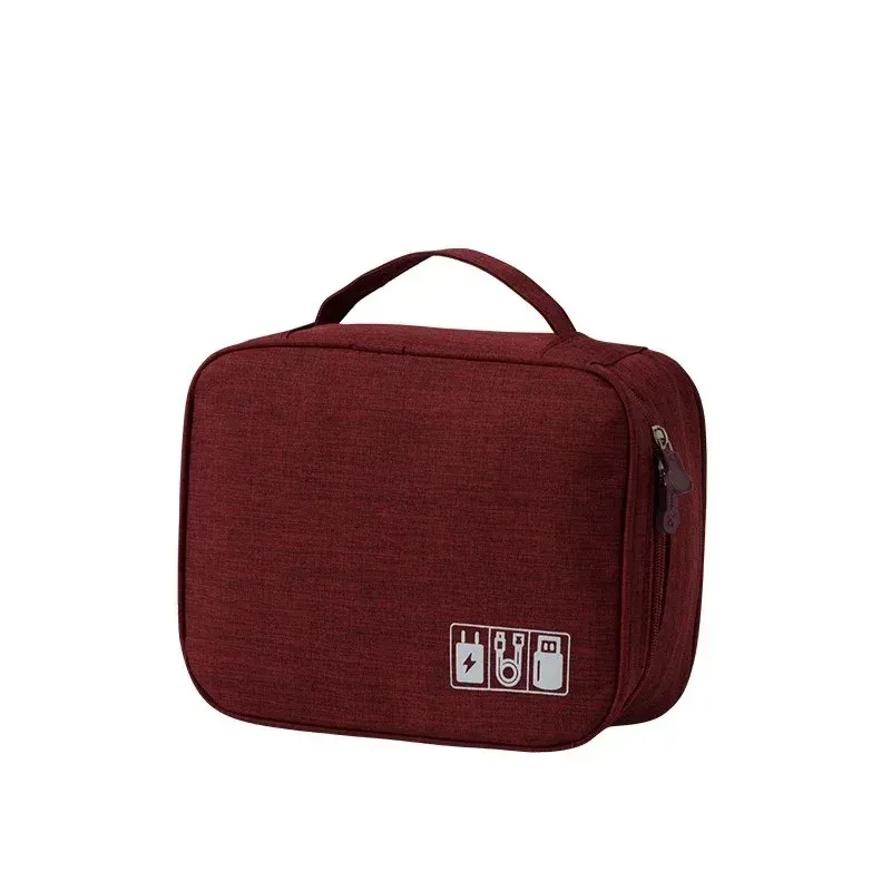 Sac de rangement électronique de voyage, organisateur multifonction à plusieurs compartiments pour écouteurs, câbles, chargeurs, disques durs et accessoires high-tech 9