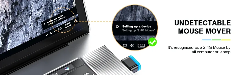 Déplaceur de souris indétectable Seenda