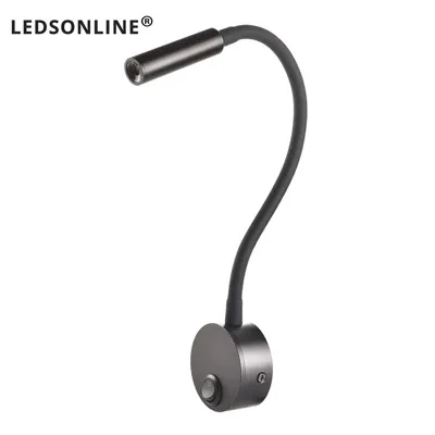 Lampe murale de chevet pour lecture et travail, applique murale LED 3 W, lampe de livre, veilleuse murale, spot LED avec cordon et prise UE/US 7