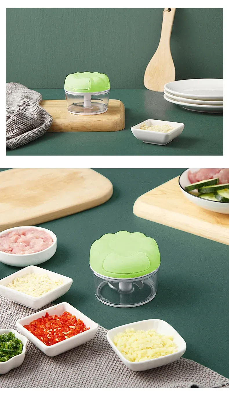 Mini hachoir alimentaire dans une cuisine moderne