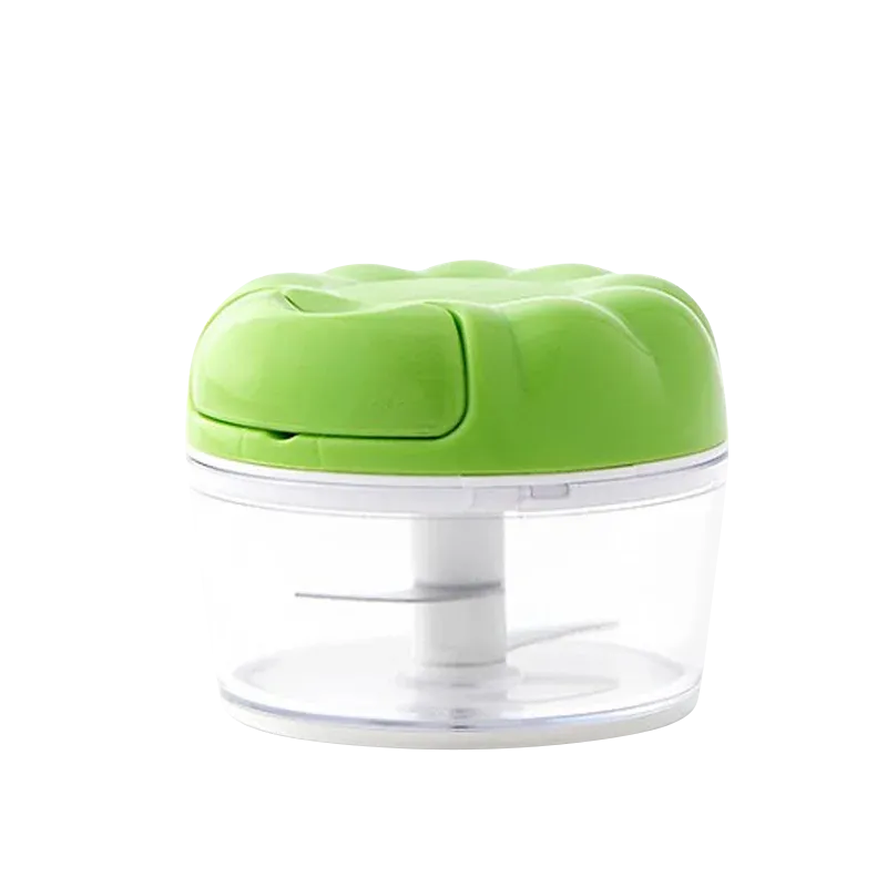 Mini Hachoir Alimentaire Manuel Multifonction pour Ail, Légumes et Viande 7