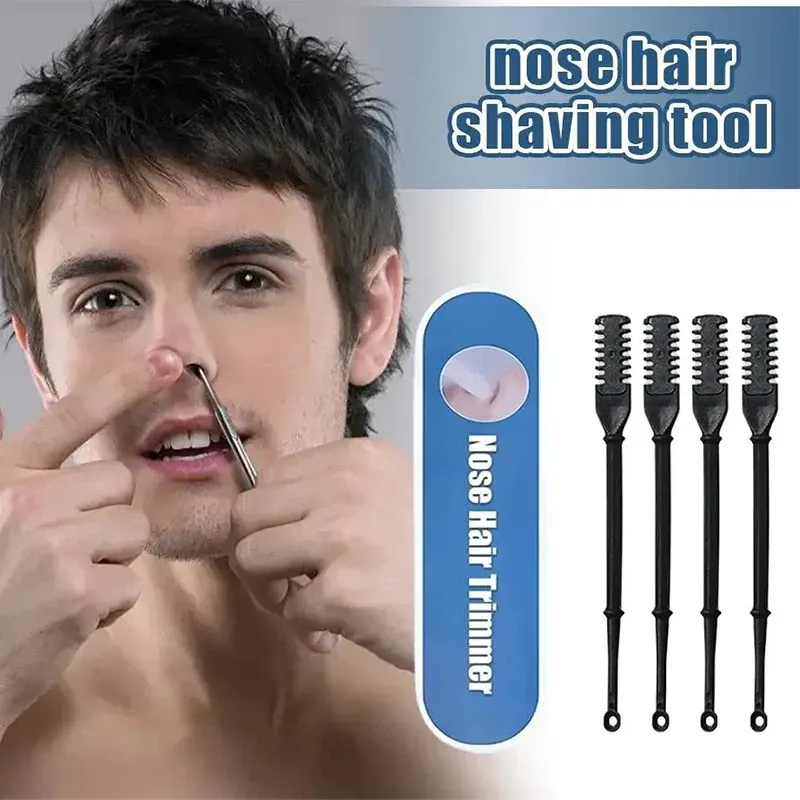 Lot de 4 tondeuses à poils de nez 2 en 1 à lame double face 3