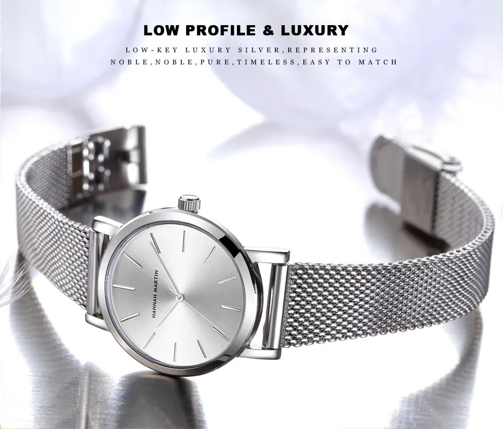 Montre Hannah Martin portée au poignet