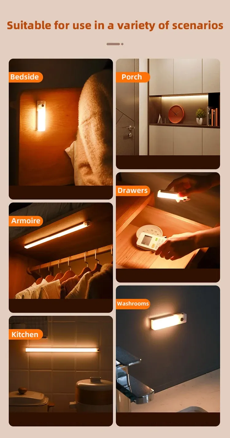 Veilleuse LED, installation dans un escalier