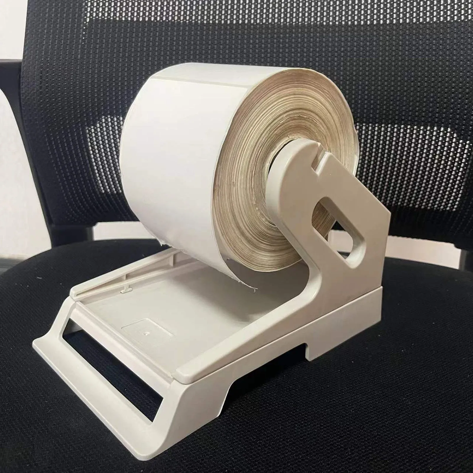 Porte-étiquettes pour imprimante de bureau, support d'étiquettes d'expédition pour rouleaux et étiquettes pliables 3