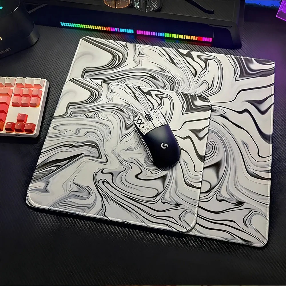 Tapis de souris gaming XL 450x400mm, surface antidérapante en caoutchouc