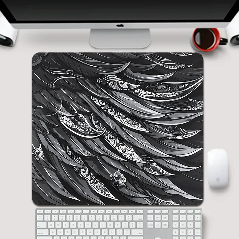 Tapis de souris dans un espace de travail moderne