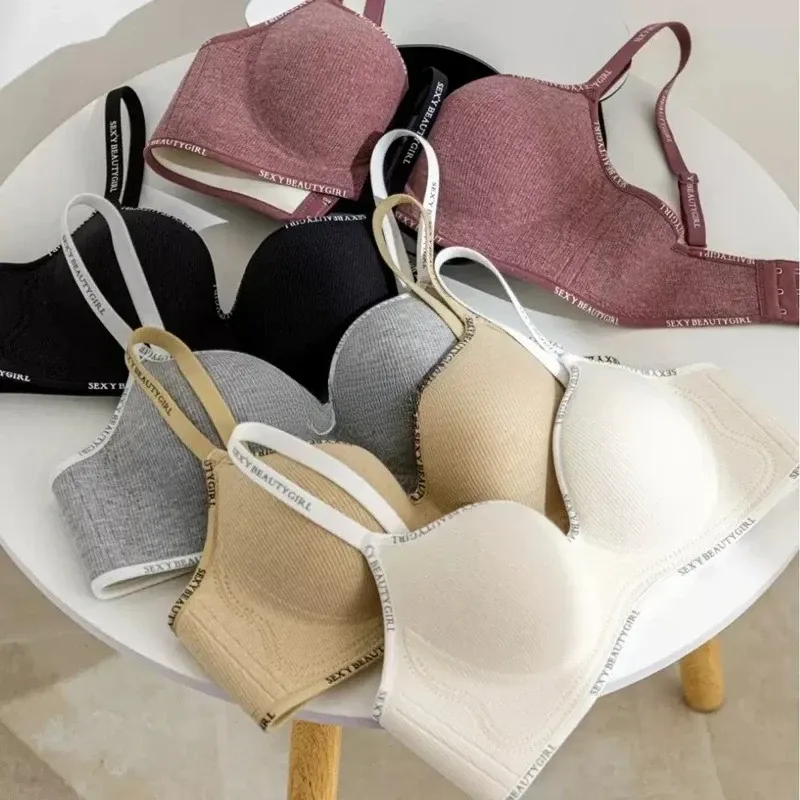 Soutien-gorge push-up sans fil à coussinets 3D sans couture pour petites poitrines (bonnets A à C) 4
