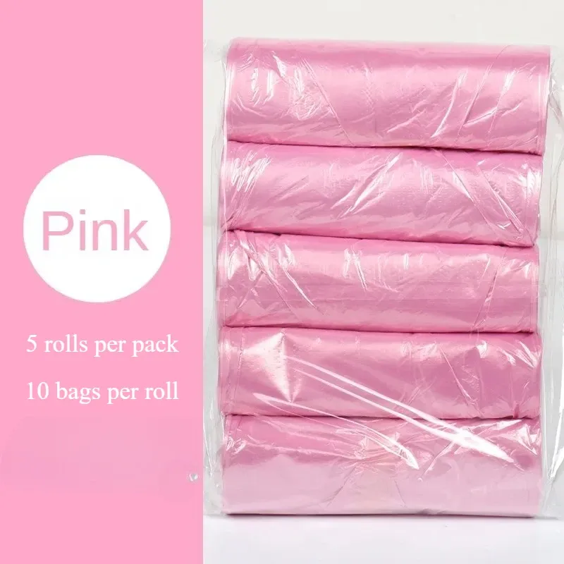 Petits sacs poubelle jetables pour la cuisine, lot de 5 rouleaux 12