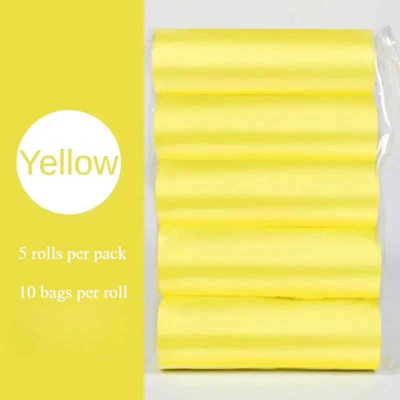 Petits sacs poubelle jetables pour la cuisine, lot de 5 rouleaux 11