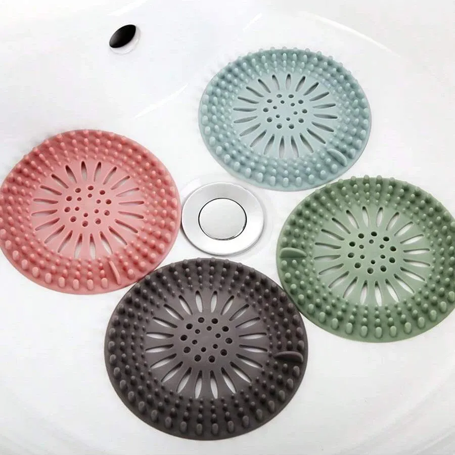 Filtre à cheveux en acier inoxydable pour drain de douche et évier de cuisine 6