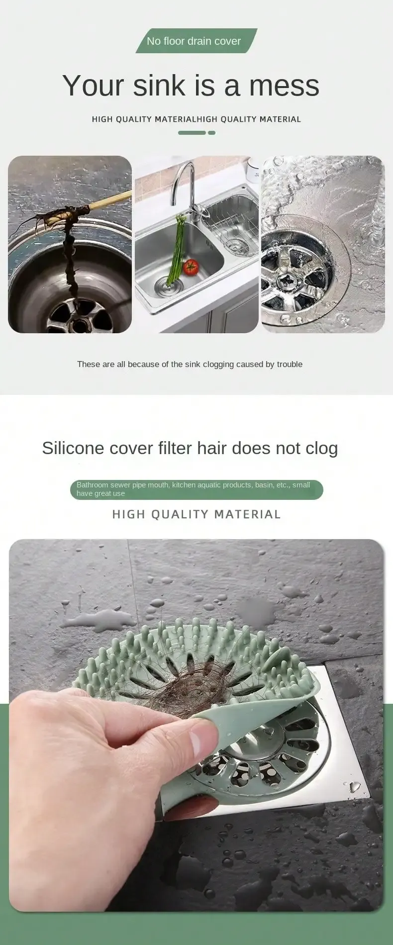Filtre anti-colmatage dans une cuisine