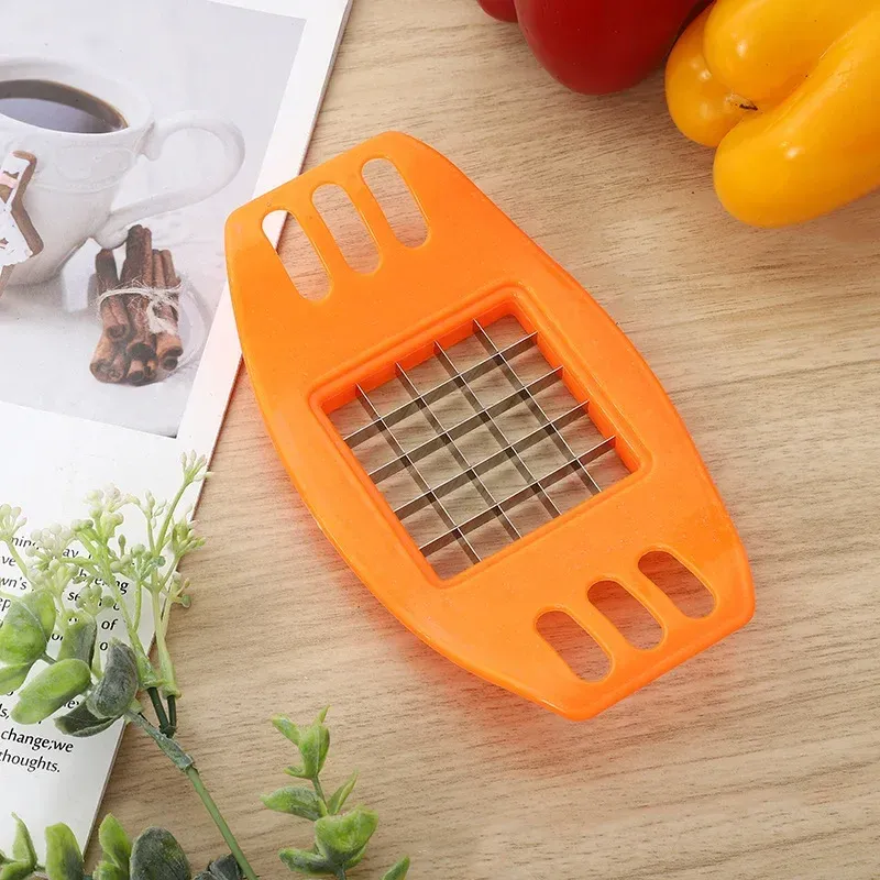 Machine à frites, coupe-frites, trancheur de légumes et de pommes de terre, hachoir, outil de découpe, gadgets de cuisine 9