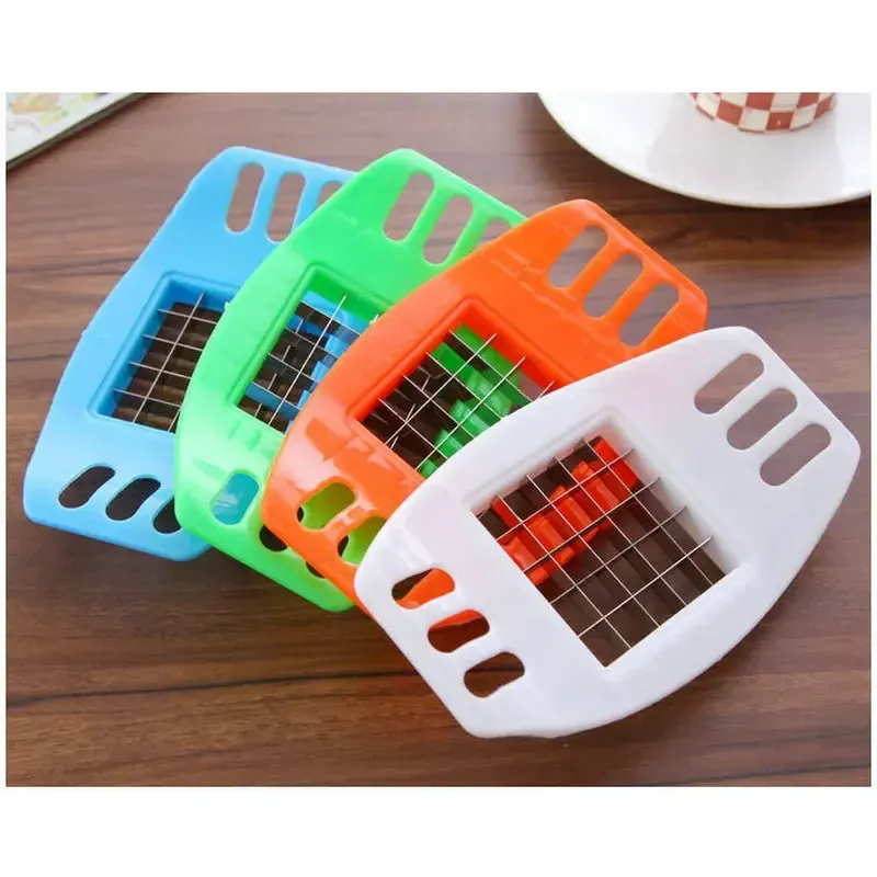 Machine à frites, coupe-frites, trancheur de légumes et de pommes de terre, hachoir, outil de découpe, gadgets de cuisine 8