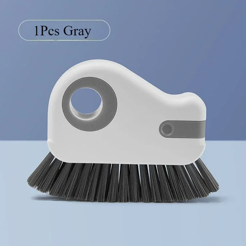 Brosse de nettoyage 2 en 1 pour rainures de fenêtres et de portes, idéale pour les rails de portes coulissantes et les interstices de plancher 8