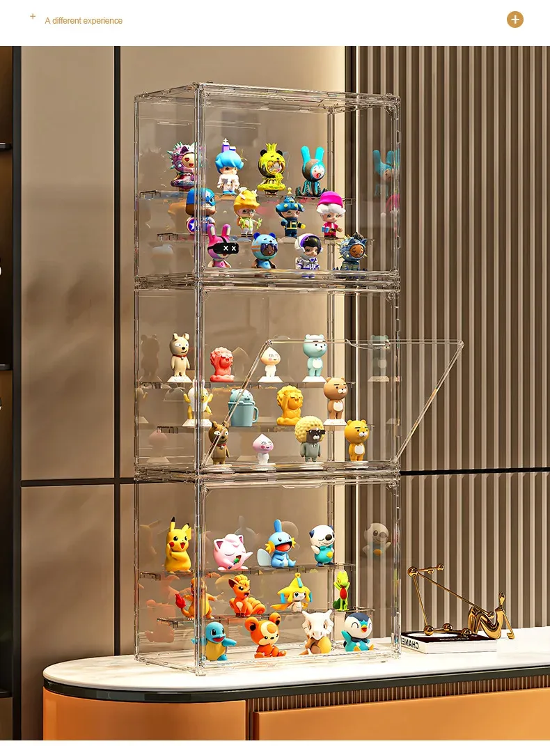 Présentoir de boîtes aveugles avec figurines d'action