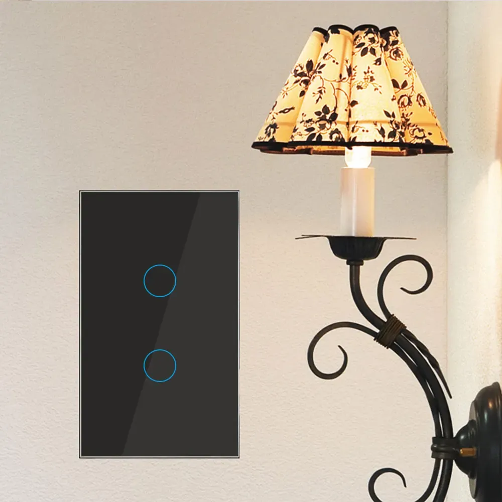 Interrupteur intelligent Wi-Fi compatible eWelink, Bluetooth et RF, avec commande vocale Alexa et Google Assistant, sans fil neutre, installation facile, pour éclairage 3