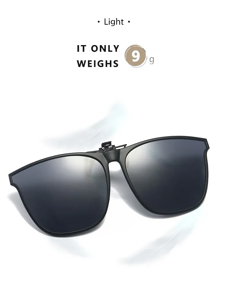 Lunettes polarisées, détail de la monture carrée