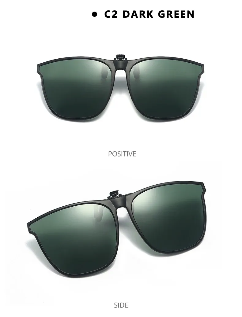 Lunettes de soleil polarisées, vue de face