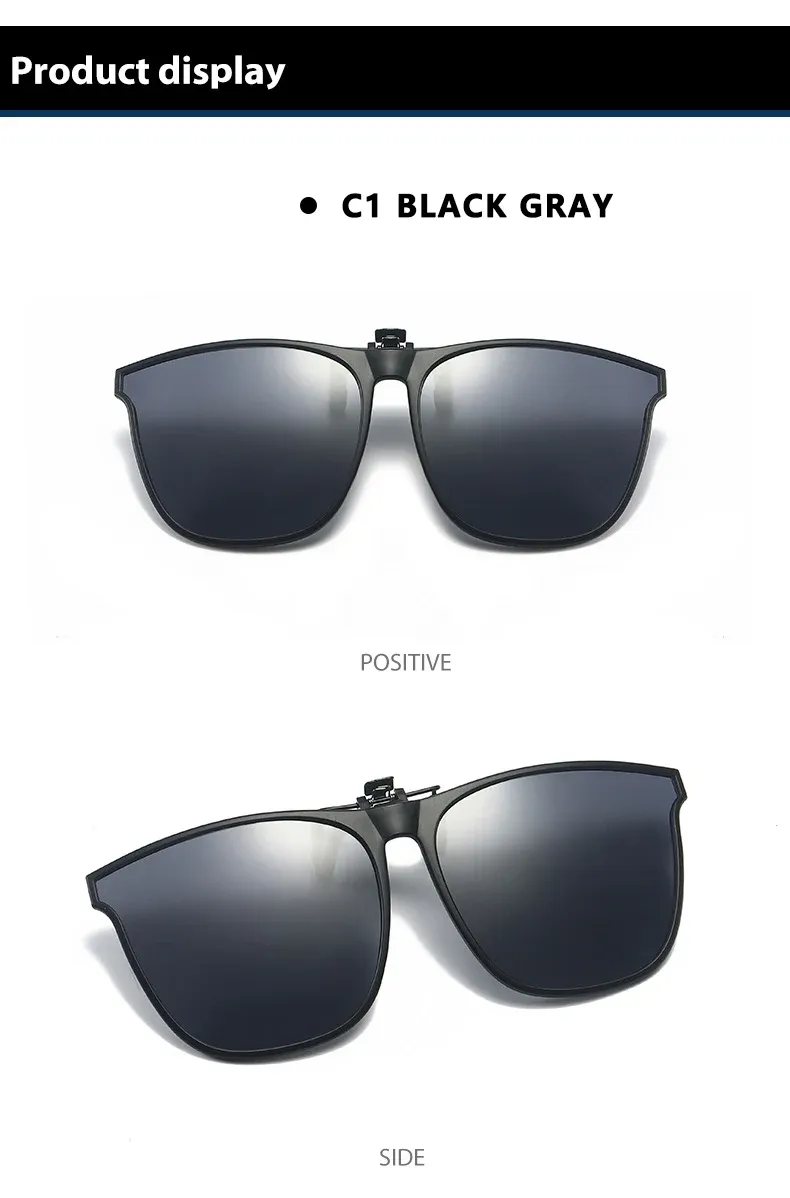 Mise en situation des lunettes de soleil à clip