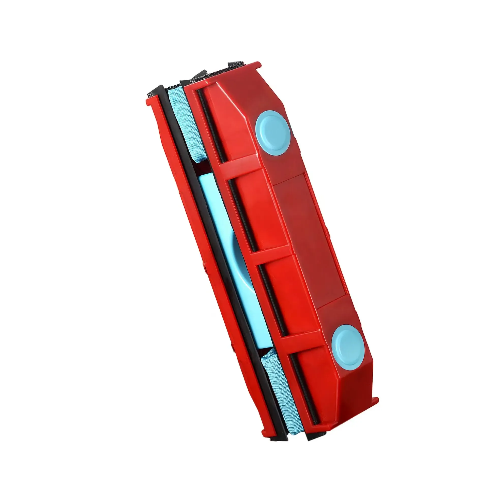 Brosse magnétique double face pour vitres avec décharge d'eau automatique, pour façades de bâtiments en hauteur 7